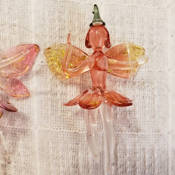 Glass fairy ornaments - Picture 4 of 6